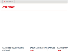 Tablet Screenshot of casun.com
